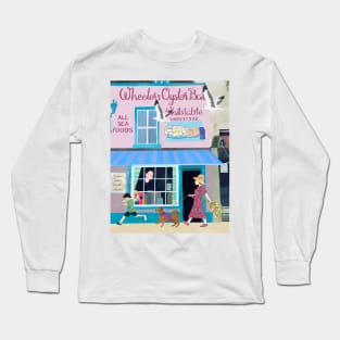 Paper cut collage Wheeler’s Oyster Bar Whitstable Long Sleeve T-Shirt